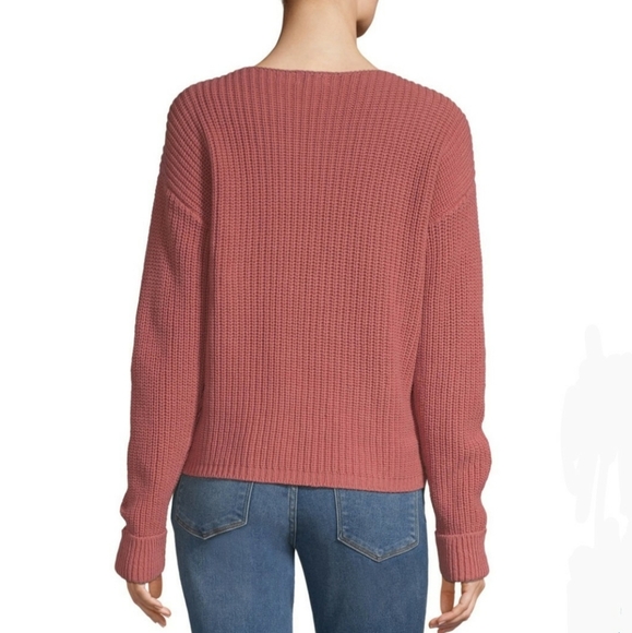 a.n.a Womens Boat Neck Long Sleeve Pullover Sweate - Picture 2 of 4